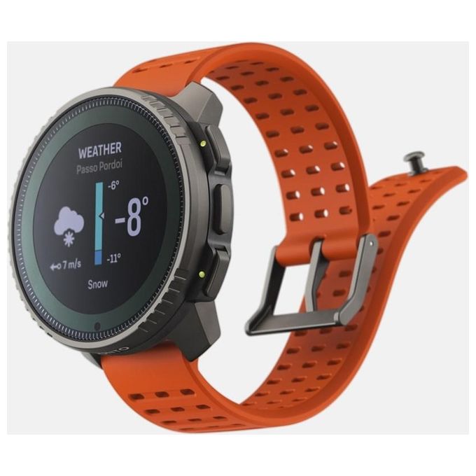 SUUNTO SS050861000 Vertical Orologio Sportivo GPS Multisport con Batteria a Lunga Durata e Ricarica Solare colore Arancione