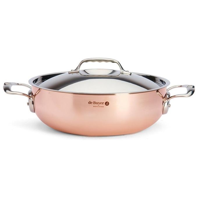 De Buyer Prima Matera Pentola Rame-Inox 28cm Conica per Induzione