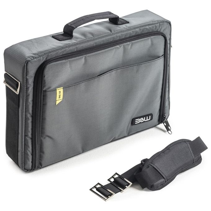 BandW Cases TEX.162.RPD Custodia morbida in poliestere con scomparto variabile e tracolla regolabile colore Grigio