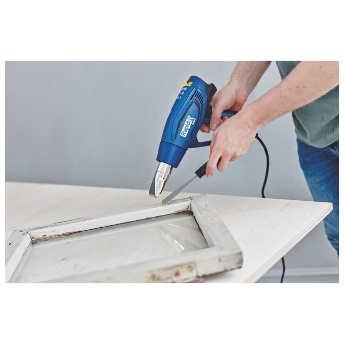 Rapid 5001352 R2000 Pistola Termica 2000 W Temperatura 60 600 °C Flusso Aria 250 500 l-min colore Nero