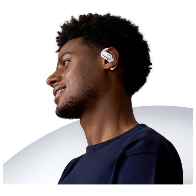 Shokz SZ-HEA-0091 OpenFit Air Auricolari True Wireless Open-Ear Bluetooth 5.2 IP54 autonomia 28 ore colore Bianco