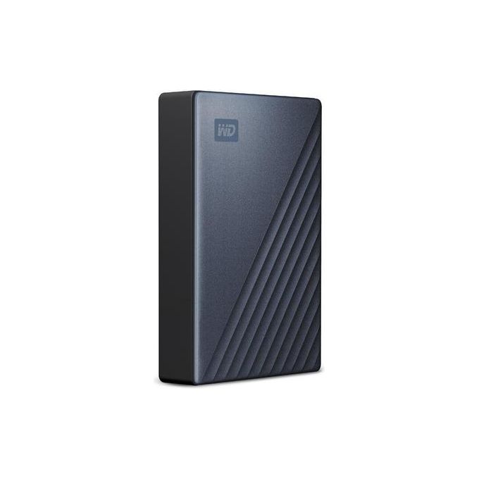 WD My Passport Ultra WDBFTM0040BBL Hard Disk Esterno Crittografato 4Tb Usb 3.0 Connettore Usb-C 256 Bit AES Blu