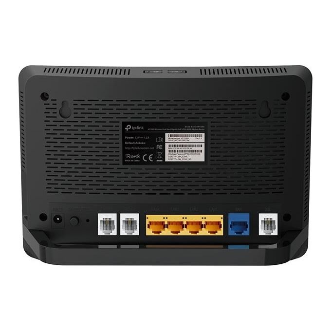 Tp-link Wireless Router Ac1200  voip Tp-link Archer Vr1200v Dualband 867m-5ghz300m-2.4ghz 5p giga -comp.dsl-ewan e Fibra