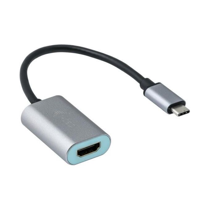 I-tec Metal C31METALHDMI60HZ Cavo di Interfaccia e Adattatore Usb-C 3.1 Hdmi Grigio-Turchese