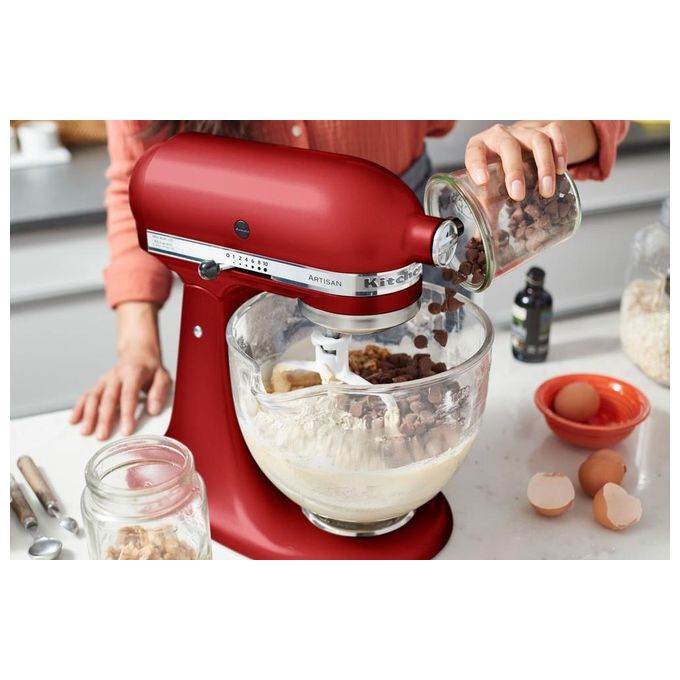 KitchenAid 5KSM175PSEER Artisan Impastatrice Planetaria 4,8 L 300W 10 velocita' colore Rosso Empire