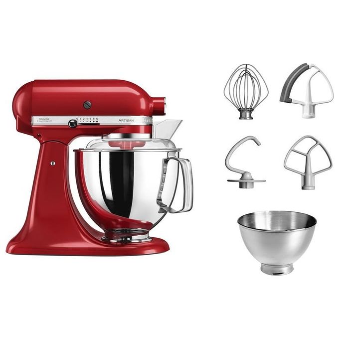 KitchenAid 5KSM175PSEER Artisan Impastatrice Planetaria 4,8 L 300W 10 velocita' colore Rosso Empire