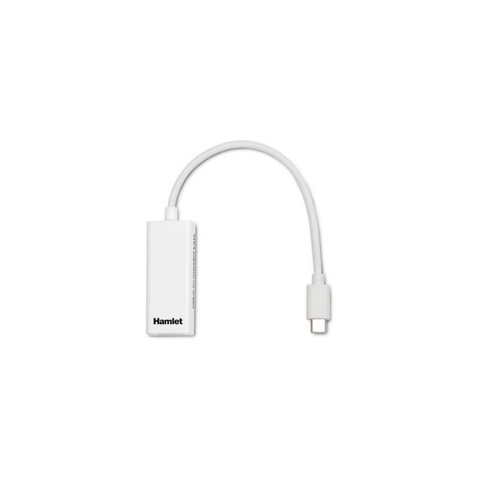 Hamlet HNU3GIGATC Adattatore di Rete Usb-C Gigabit Ethernet