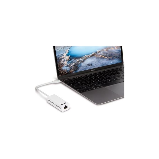 Hamlet HNU3GIGATC Adattatore di Rete Usb-C Gigabit Ethernet