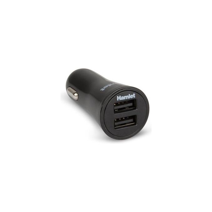 Hamlet Adattatore alimentazione per Auto 17W 3400mA Fast Charge Usb