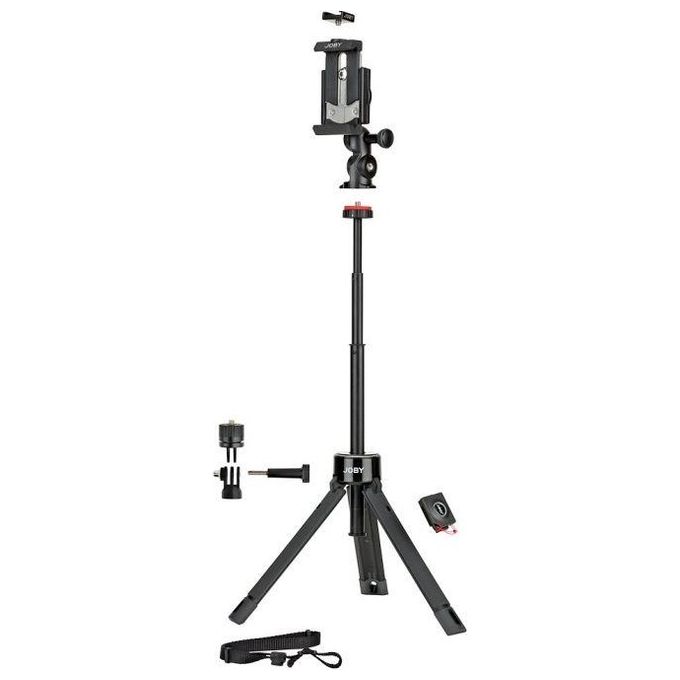Joby JB01534 GripTight PRO TelePod Treppiede per Smartphone Tablet portata 1 Kg altezza max 79 cm colore Nero Grigio