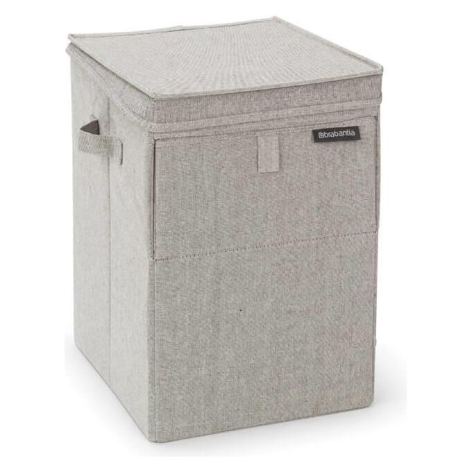Brabantia Portabiancheria 35 Litri Pieghevole Grigio