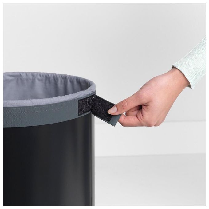 Brabantia Portabiancheria 35 Litri Nero Opaco