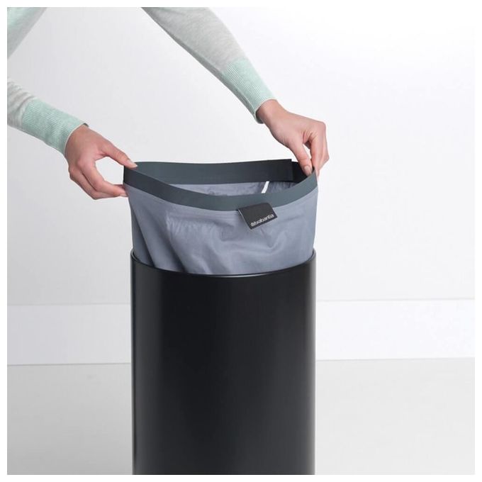 Brabantia Portabiancheria 35 Litri Nero Opaco