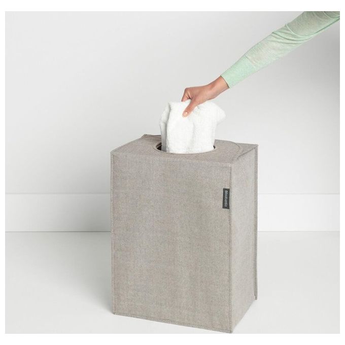 Brabantia Portabiancheria 55 Litri Pieghevole Grigio