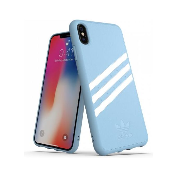 Adidas Gazelle Cover per iPhone XS Max Bianco Cielo