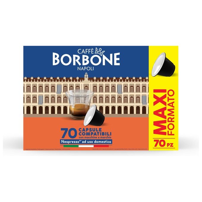 Borbone Caps Compatibile Nespresso 70 Pezzi Decisa