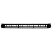Link pannello patch vuoto colore nero 24 porte