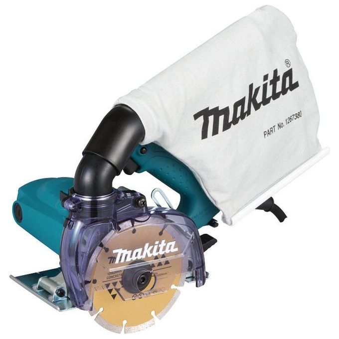 Makita 4100KB Sega a Disco Diamantato a Secco 125 mm 1400 W 12200 rpm 40 mm Profondita' di Taglio colore Nero