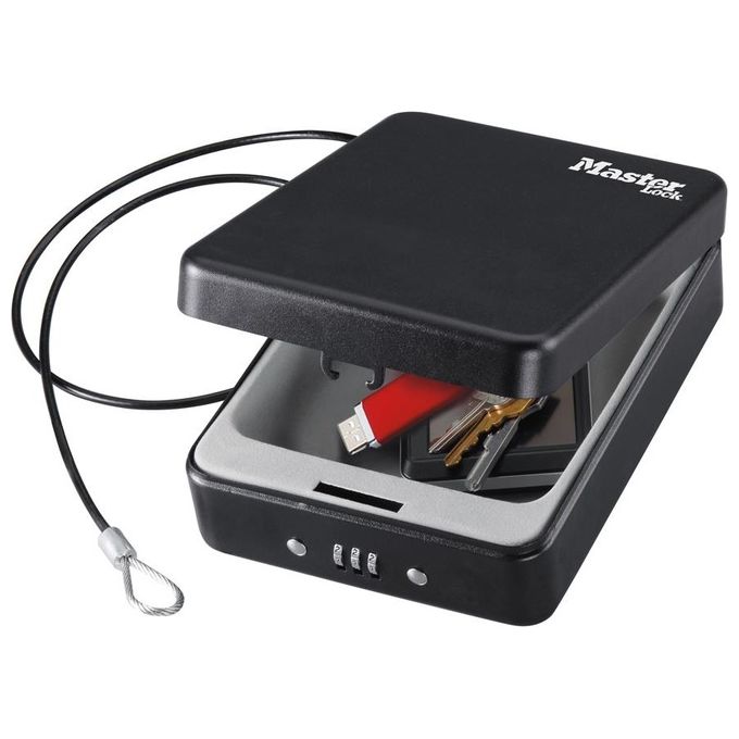 Master Lock P005CEURBLKHRO Cassaforte Compatta