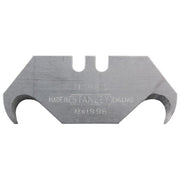 Stanley 1-11-983 Lame a Uncino Non Forate per Taglierino Lunghezza 50 mm Confezione 100 pz