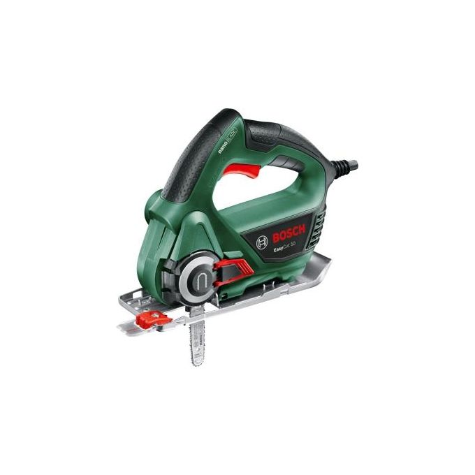 Bosch 06033C8000 EasyCut 50 Seghetto NanoBlade 500W 370W 7800 giri-min profondita' legno 5 cm 1,6 Kg colore Nero Verde Rosso