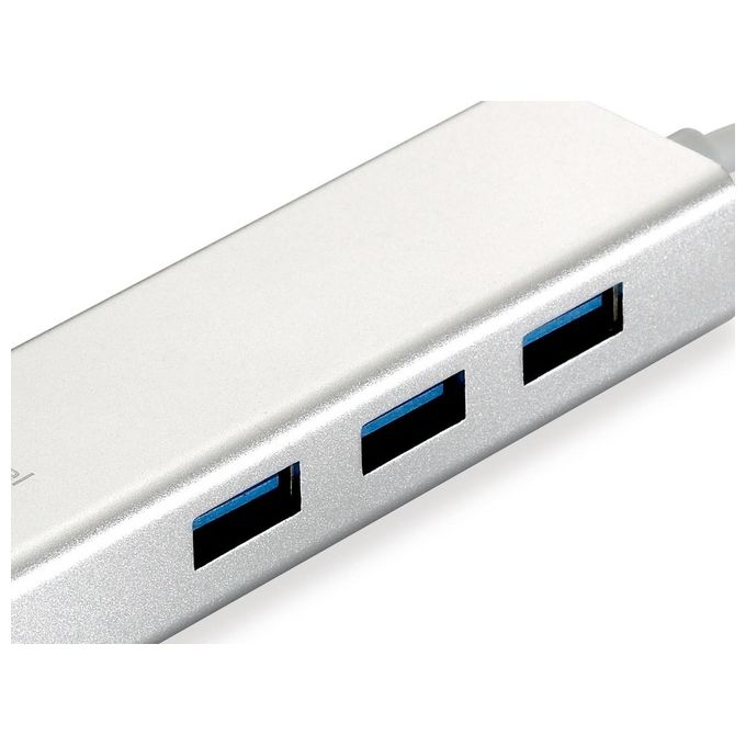Level One USB-0504 Scheda di Rete e Adattatore Gigabit USB-C Ethernet 1000 Mbit-s