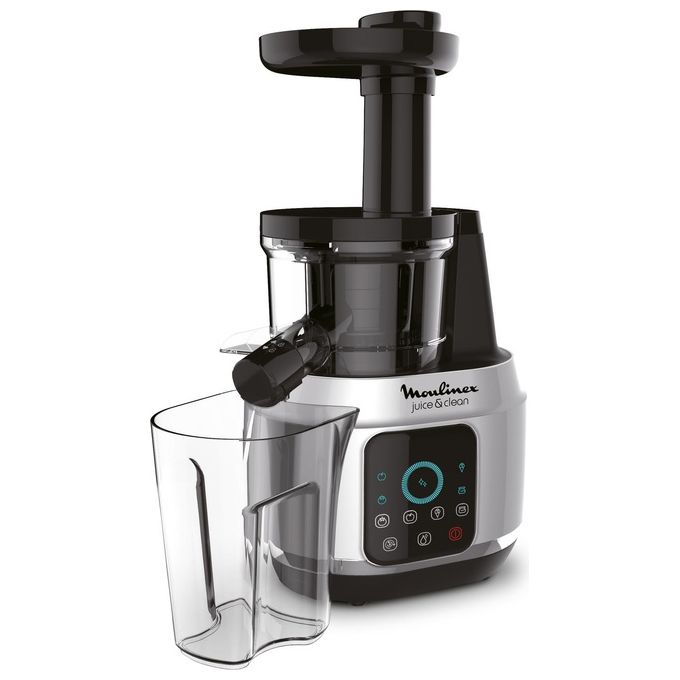 Moulinex ZU420E10 Juice and Clean Estrattore di succo a freddo 150 W 2 velocita' Touch Screen 0.8 L colore Alluminio Nero