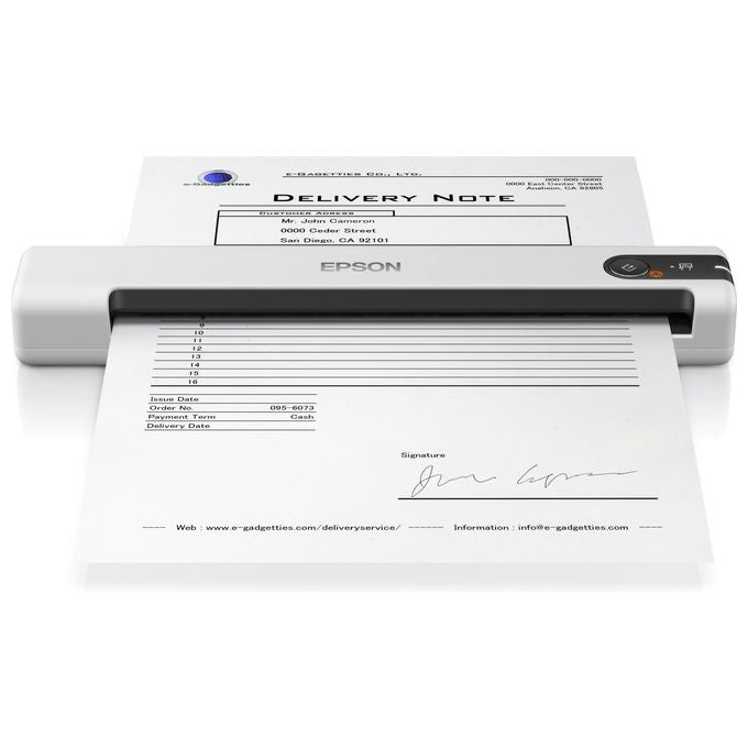 Epson Workforce Ds-70 Scanner Portatile A4 Sheetfed Usb A3 con Funzione Stitching