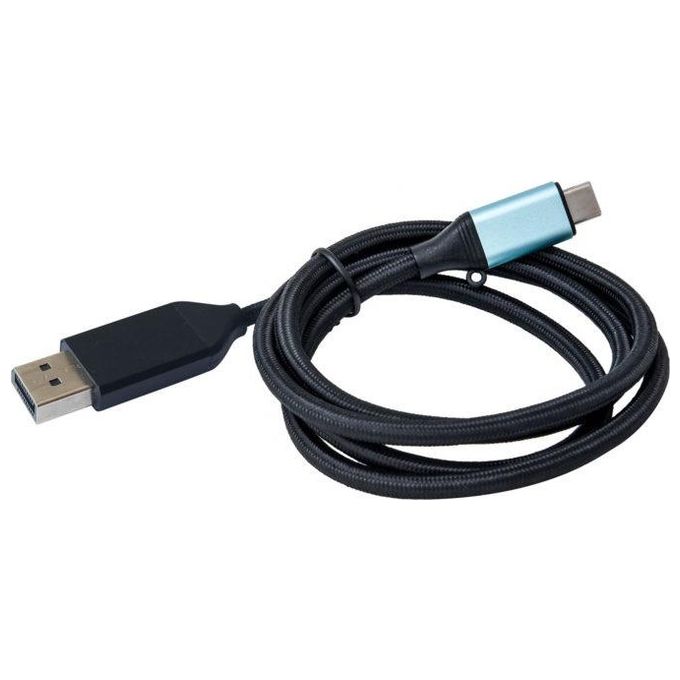 I-Tec C31CBLDP60HZ Cavo di Interfaccia e Adattatore Display Port Usb-C 3.1 Nero-Blu