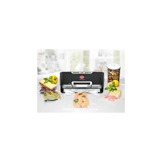 Rommelsbacher VAC 485 Macchina per Sottovuoto 140 W 15 l-min Sigillatura Automatica Vano Rotolo colore Nero Argento