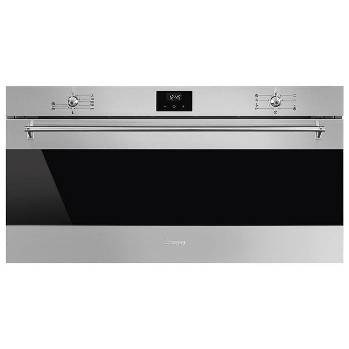 SMEG SFR9300X Estetica Classica Forno Elettrico Multifunzione da Incasso Capacita' 85 Litri Classe energetica A+ 8 Programmi Vapor Clean 90 cm Acciaio Inox