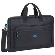 Rivacase 8059 Regent Borsa per Notebook 17.3'' Poliestere Tracolla Rimovibile 8 Scomparti colore Nero