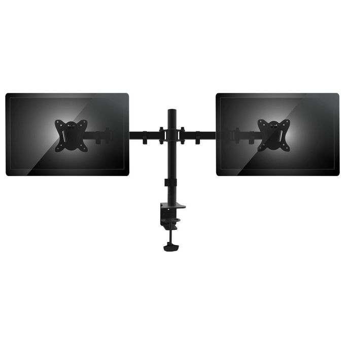 Equip 650152 Supporto da Tavolo per Tv a Schermo Piatto 27'' Morsa Nero