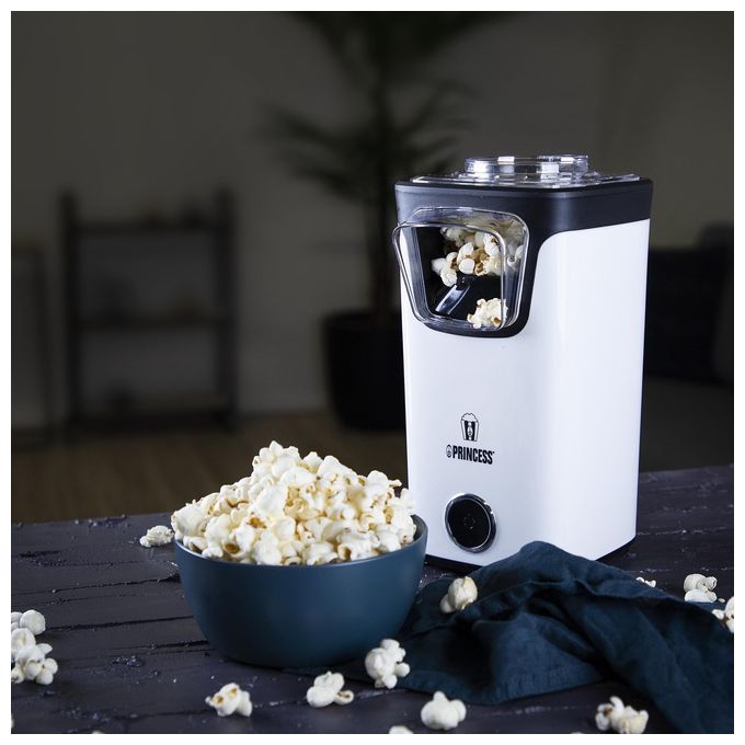 Princess 292986 Macchina per Popcorn 1100W Nero-Bianco