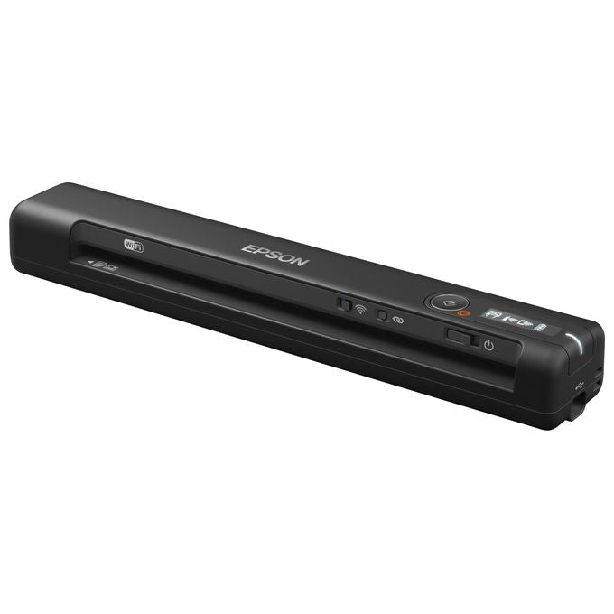 Epson B11B253401 WorkForce ES-60W Scanner Portatile Wi-Fi USB Batteria 600 DPI 8.5 ppm PDF JPEG TIFF colore Nero