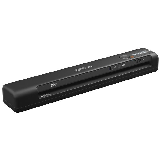 Epson B11B253401 WorkForce ES-60W Scanner Portatile Wi-Fi USB Batteria 600 DPI 8.5 ppm PDF JPEG TIFF colore Nero