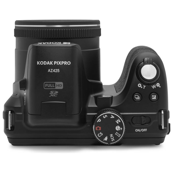 Kodak AZ425 Astro Zoom Fotocamera Bridge 20 MP Zoom Ottico 42x Grandangolare 24mm Full HD Stabilizzatore OIS colore Nero
