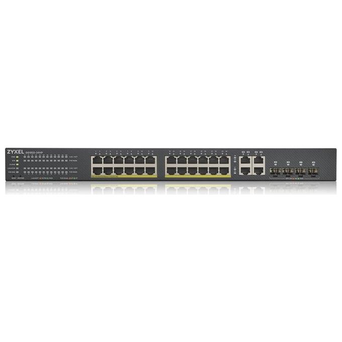 ZyXEL Switch Poe + Smart Managed Ethernet Gigabit a 24 Porte