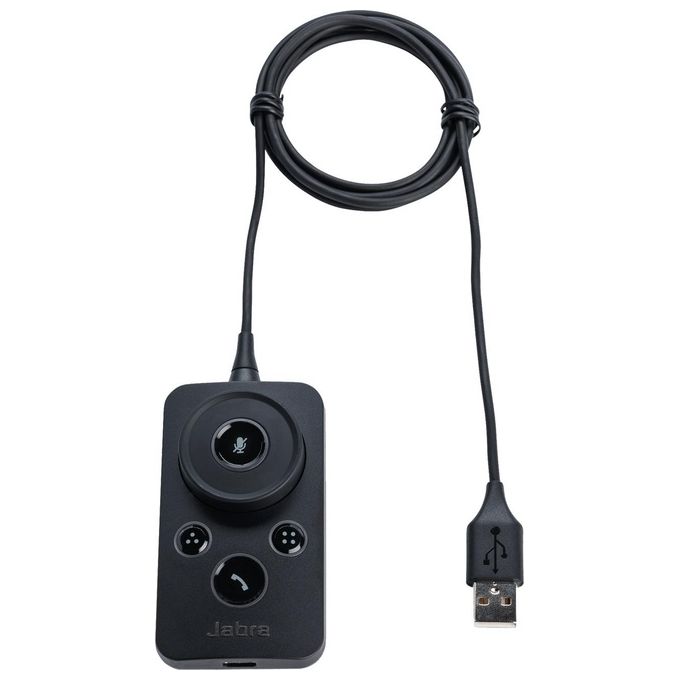 Jabra 50-219 Engage Link Telecomando Cablato con Pulsanti Retroilluminati USB Tipo A colore Nero