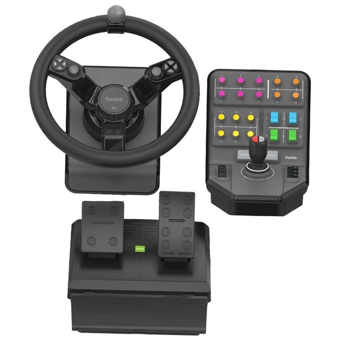 Logitech G Farming KIT_ di Simulazione Macchine Pesanti Volante Programmabile con Rotazione a 900 Gradi