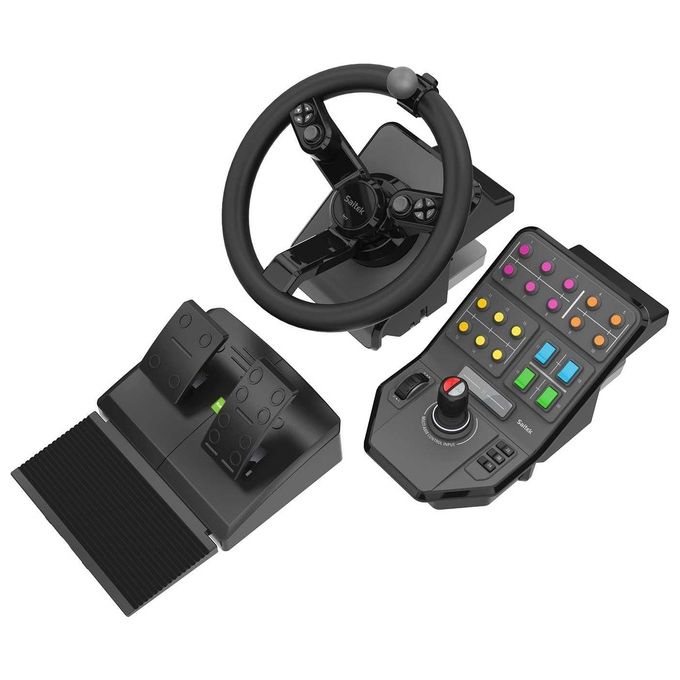 Logitech G Farming KIT_ di Simulazione Macchine Pesanti Volante Programmabile con Rotazione a 900 Gradi