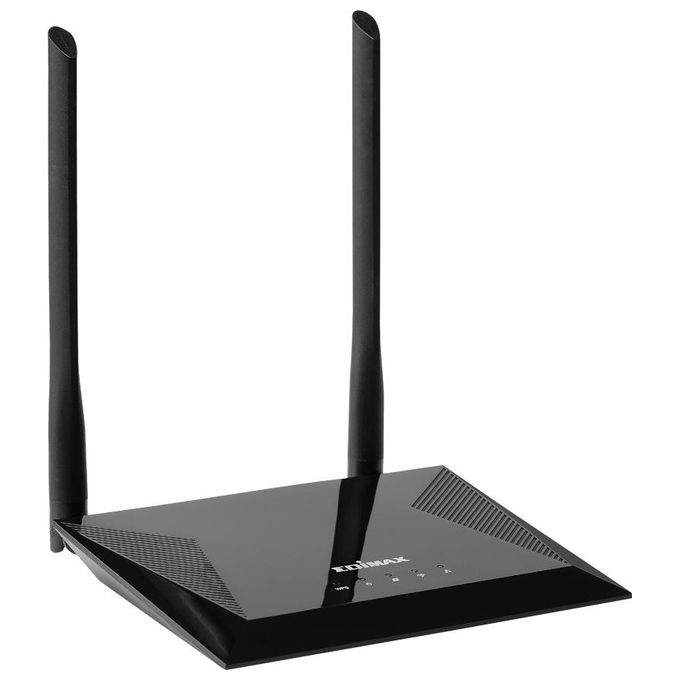Edimax BR-6428NS V5 N300 Router Wireless 4in1 Wi-Fi 4 802.11n Banda Singola 2.4 GHz 300 Mbit-s Fast Ethernet colore Nero