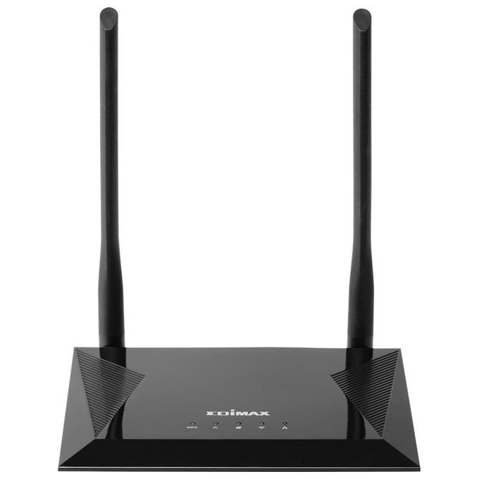 Edimax BR-6428NS V5 N300 Router Wireless 4in1 Wi-Fi 4 802.11n Banda Singola 2.4 GHz 300 Mbit-s Fast Ethernet colore Nero