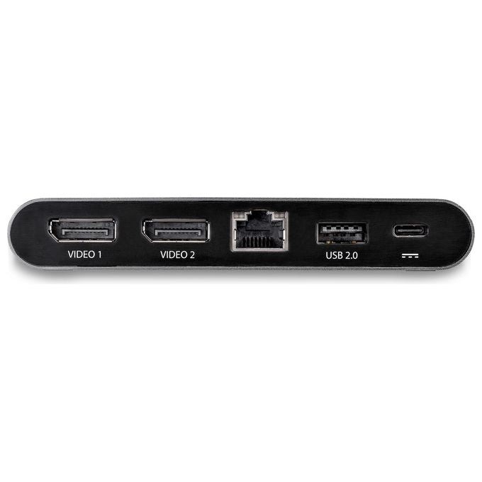 StarTech Adattatore Multi-Porta Usb-C per Doppio Monitor 2x4K DP 100W PD 3.0