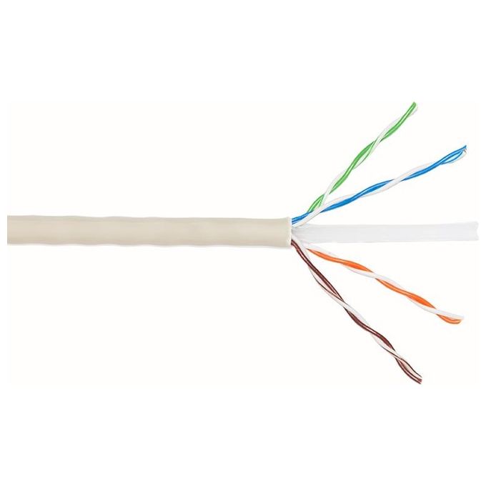 Link cavo solido non schermato utp per reti categoria 5e (cca) matassa mt. 305 awg24