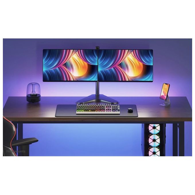 NewStar FPMA-D550DDBLACK Supporto per 2 display LCD nero dimensione schermo: 10-32