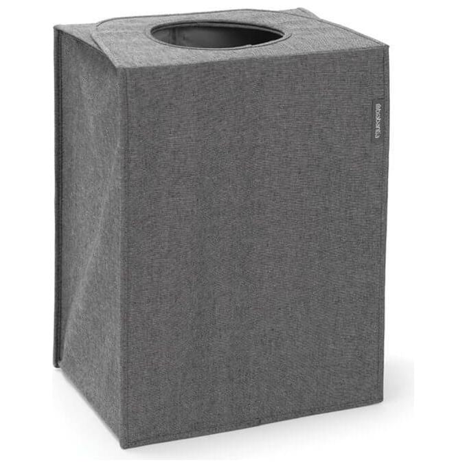 Brabantia Portabiancheria 55 Litri Pieghevole Nero