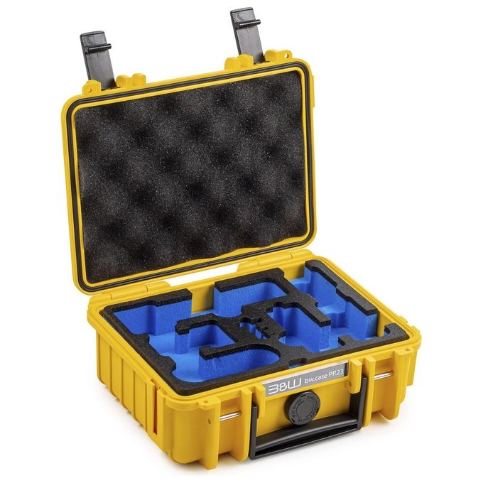 BandW Cases PP.23.Y.POCKET3 Custodia Rigida per DJI Osmo Pocket 3 Creator Combo Materiale Polipropilene (PP) Schiuma Interna IP67 colore Giallo