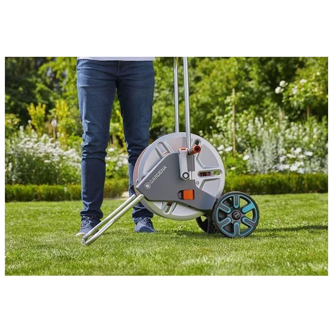 Gardena carrello avvolgitubi AquaRoll M metallo