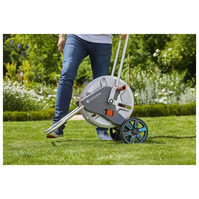 Gardena carrello avvolgitubi AquaRoll M metallo